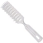 Vented Hairbrushes, White - 7.75"