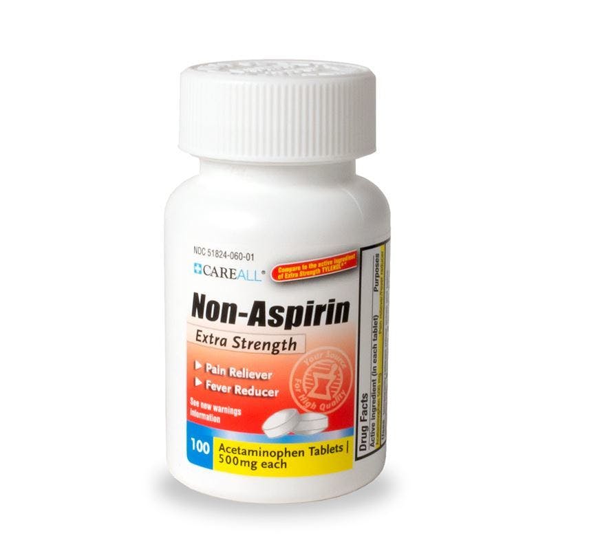 Wholesale Acetaminophen ExtraStrength Tablets 500 mg, 100 Count (SKU