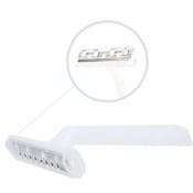 Single Blade Razors - White, Safety Cover, 4"