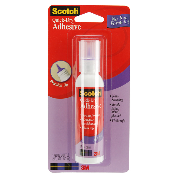 Wholesale Scotch Quick Dry Tacky Adhesive2 Ounce (SKU 628324) DollarDays