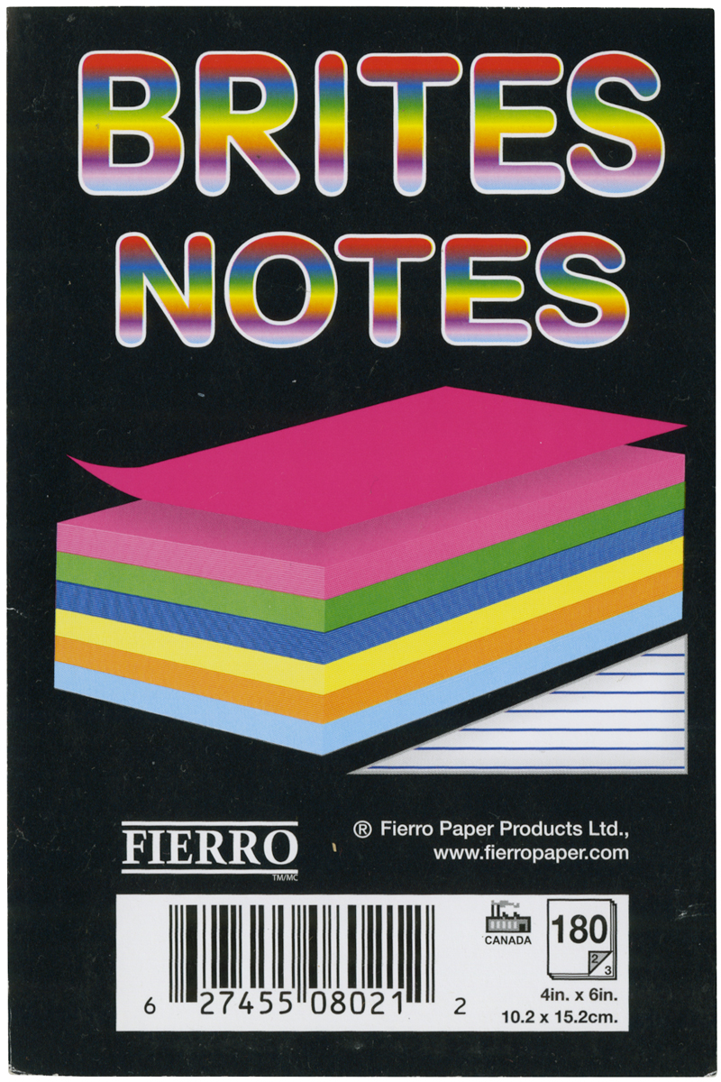 180 4x6 pages fierro brites notes (627455080212)