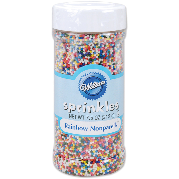 Wholesale Rainbow Nonpareils Sprinkles Baking Supplies 7.5 oz.