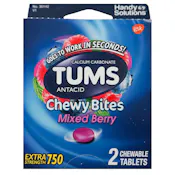 Tums Chewy Bites, Mixed Berry -  2 Pack