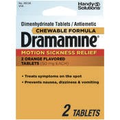 Dramamine Motion Sickness Relief - 2 Pack, Chewable