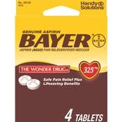 Travel Size Aspirin - 325mg, 4 Pack