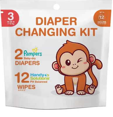 Diaper Changing Kits - Size 3