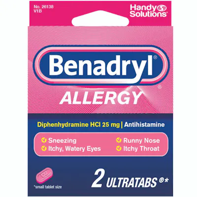 Benadryl Caplets - 2 Count