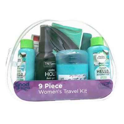 Women's Travel Kits - 9 Pieces