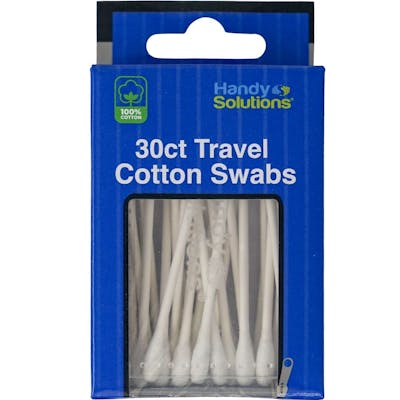 Handy Solutions Cotton Swabs - 30 Count