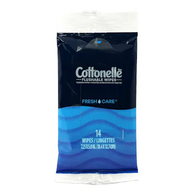 Cottonelle Freshcare Flushable Wipes - 14 Count