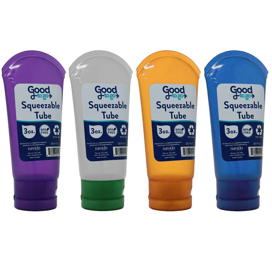 Travel Squeeze Tubes - 3 oz