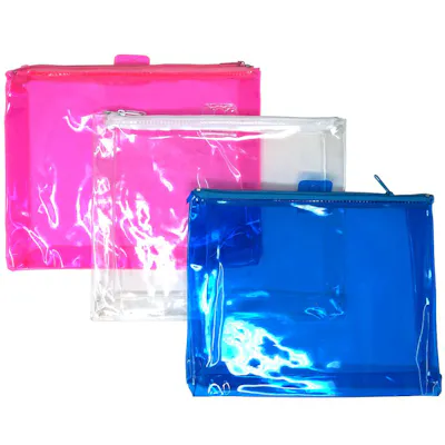 Travel Bags, Vinyl - Assorted Colors
