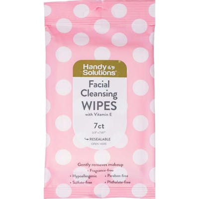 Handy Solution Facial Wipes - 7 Count
