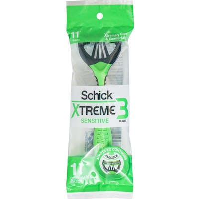 Schick Xtreme3 Sensitive Razor, Triple Blade