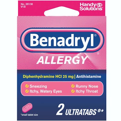 Benadryl Caplets - 2 Pack