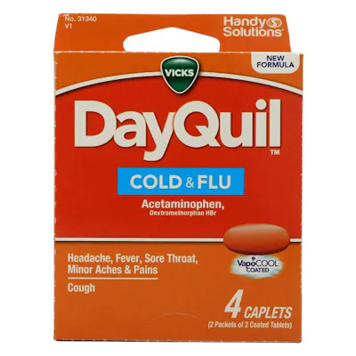 DayQuil Cold and Flu Vapocool Caplets - 4 Pack