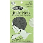 Nylon Hair Nets - 3 Pack, Black image number null