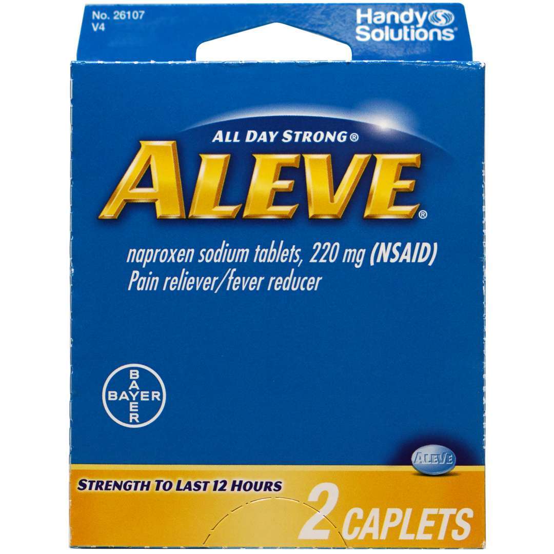 Wholesale Travel Size Aleve - 12 Hour Relief, 2 Caplets - DollarDays