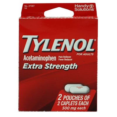 Tylenol Extra Strength - 4 Pack, 500 mg