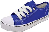 Big Boys Canvas Sneakers - Royal Blue, Size 5-7