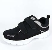 Big Boys 2-Strap Velcro Sneakers - Size 5-7.5, Black