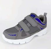 Men Velcro Sneakers, Gray - Size 7-12