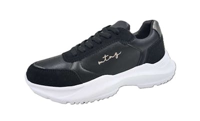 Women Sneakers - Size 8, Black/White