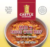 Canned Mac N Sauce with Beef - Full Pallet