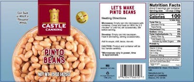 Canned Pinto Beans - Full Pallet