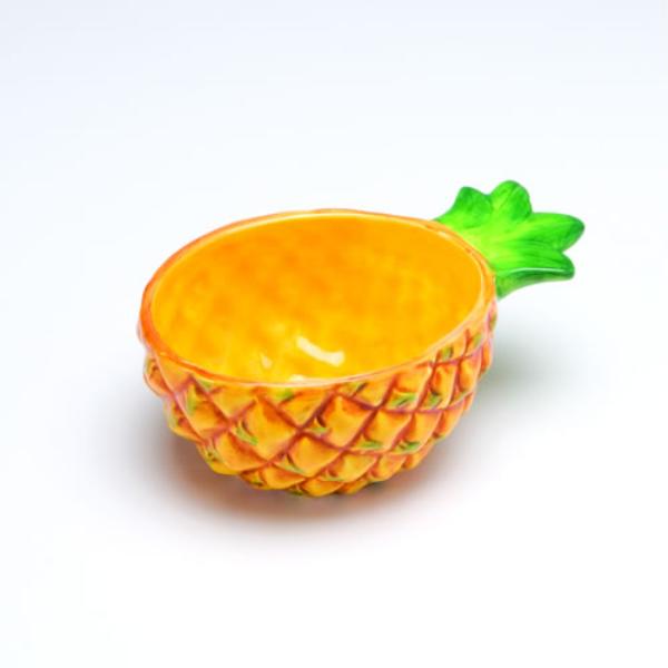 pineapple ceramic dish