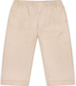 Unisex Pull-On Husky Pants - Size 12H, Khaki