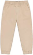 Unisex Twill Jogger Pants - Size 8, Khaki