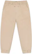 Unisex Twill Jogger Pants - Size 10, Khaki