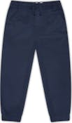 Unisex Twill Jogger Pants - Size 5, Navy