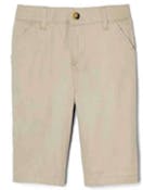 Girls Skinny Stretch Shorts - Size 5, Khaki