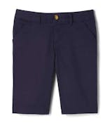 Girls Skinny Stretch Shorts - Size 4, Navy