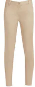 Girls Super Stretch Pants - Size 12, Khaki