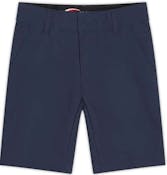 Girls Flat Front Shorts - Size 5, Navy