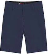 Boys Flat Front Shorts - Size 7, Navy