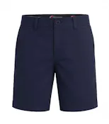 Boys Flat Front Husky Shorts - Size 10H, Navy