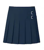 Girls' Pleated Skorts - Navy, Size 6
