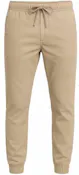 Men's Stretch Twill Joggers -Khaki, Size Large