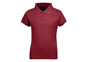 Premium Burgundy Girls' Polo Shirts - Size 14/16 (L)