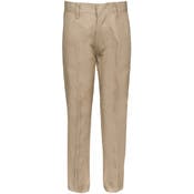 Boys' Uniform Pants - Khaki, Size 4, Double Layer Knee