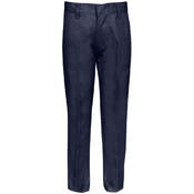 Boys' Husky Uniform Pants - Navy, Size 8H, Double Layer Knee