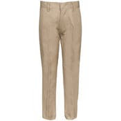 Wholesale Boys' Husky Uniform Pants, Khaki, Size 16H - DollarDays