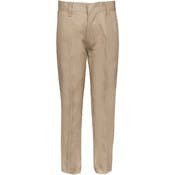 Boys' Uniform Pants - Khaki, Size 6, Double Layer Knee