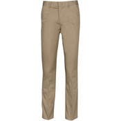 Girls' Uniform Pants - Khaki, Size 8, Adjustable Waistband