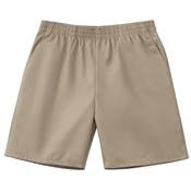 Unisex Pull-on Uniform Shorts - Size 4, Khaki