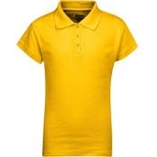 Girls' Polo Shirts - Gold, Size 18/20 (XL)